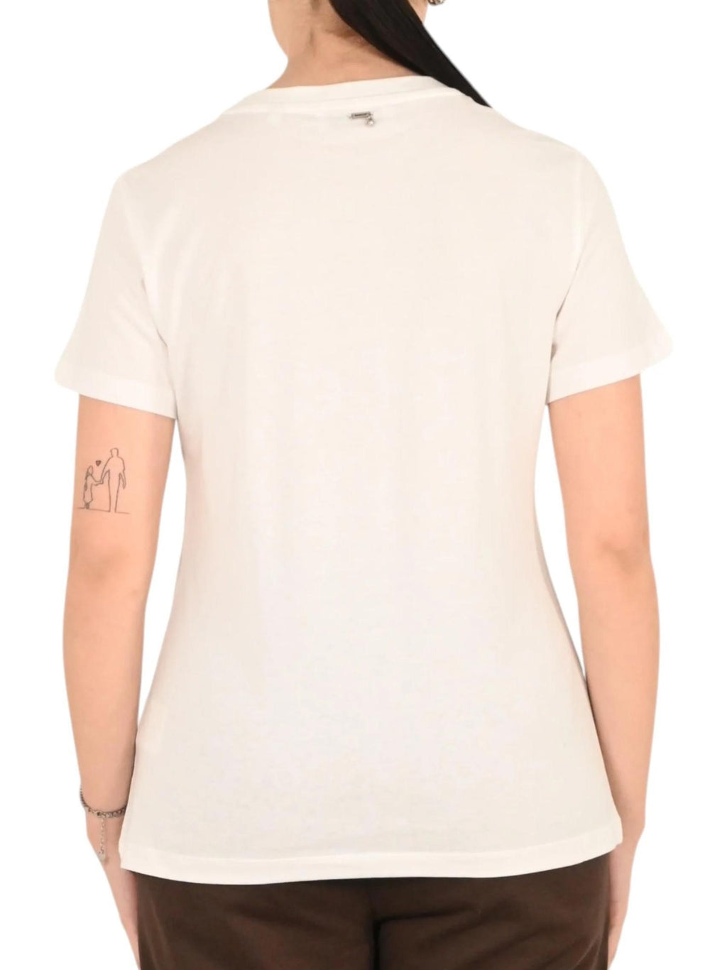 T-SHIRT G/C CON STRASS 