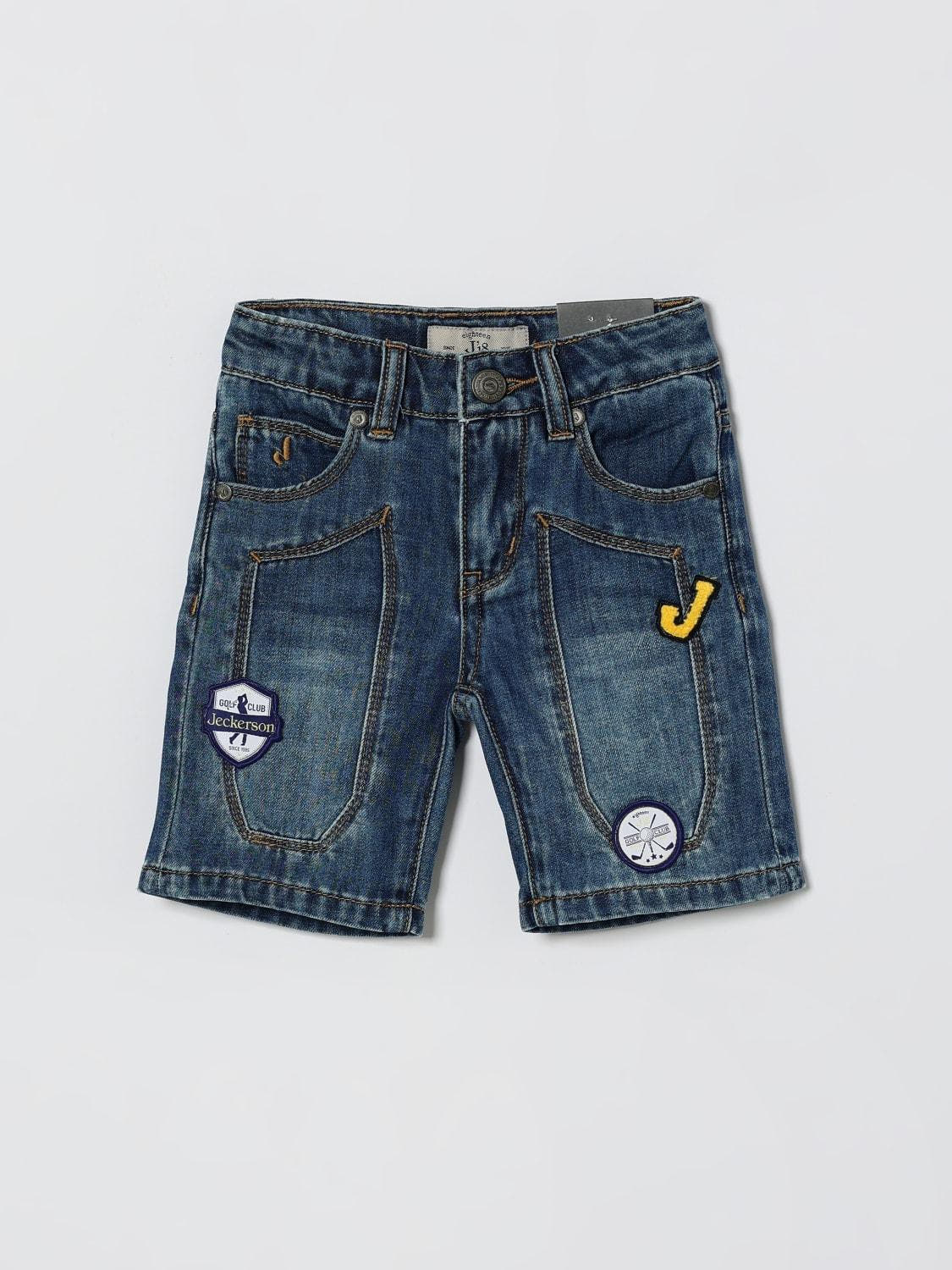 BERMUDA JEANS C/TOPPA BAMBINO 