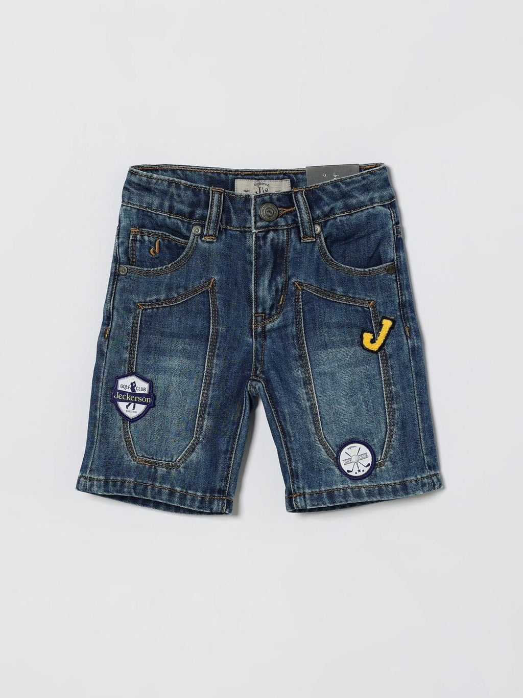 BERMUDA JEANS C/TOPPA BAMBINO 