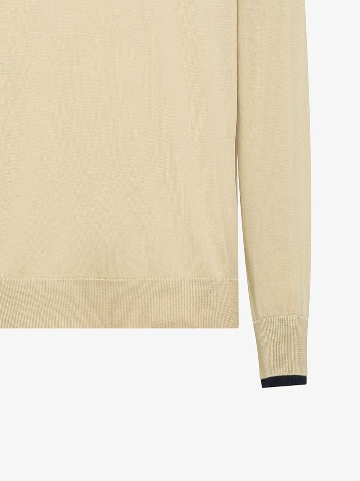 SWEATER NECK DOUBLE RIB L/S 