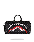 GRAY PEEKING CHARACTER CHECK<BR/>DUFFLE 