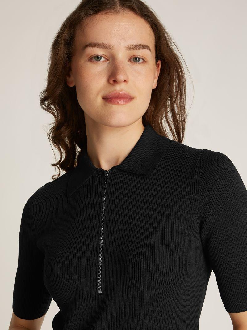 ICONIC RIB ZIP SWEAT K20K208105/BEH CALVIN KLEIN