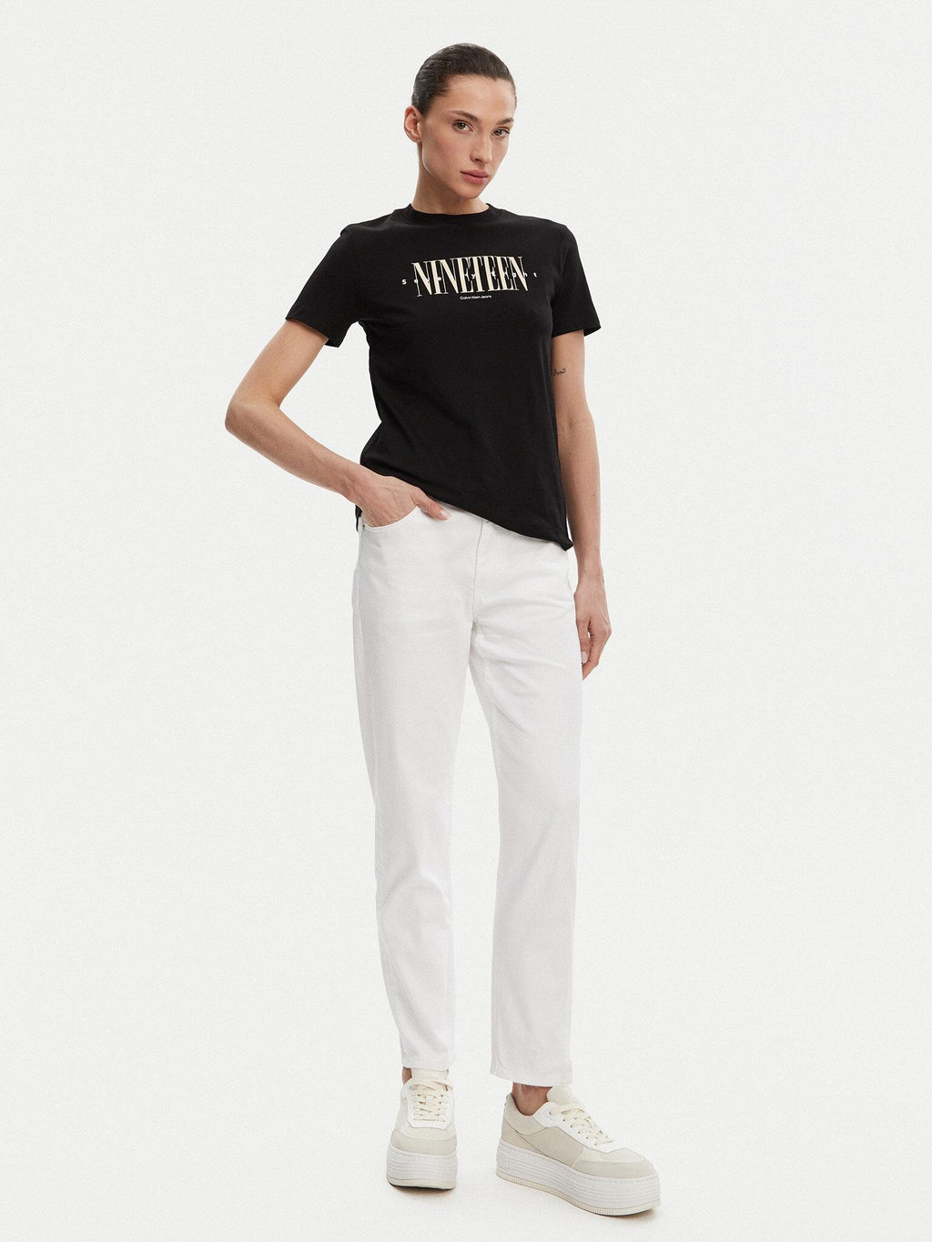 19 GRAPHIC REG TEE J20J225259/BEH CALVIN KLEIN JEANS