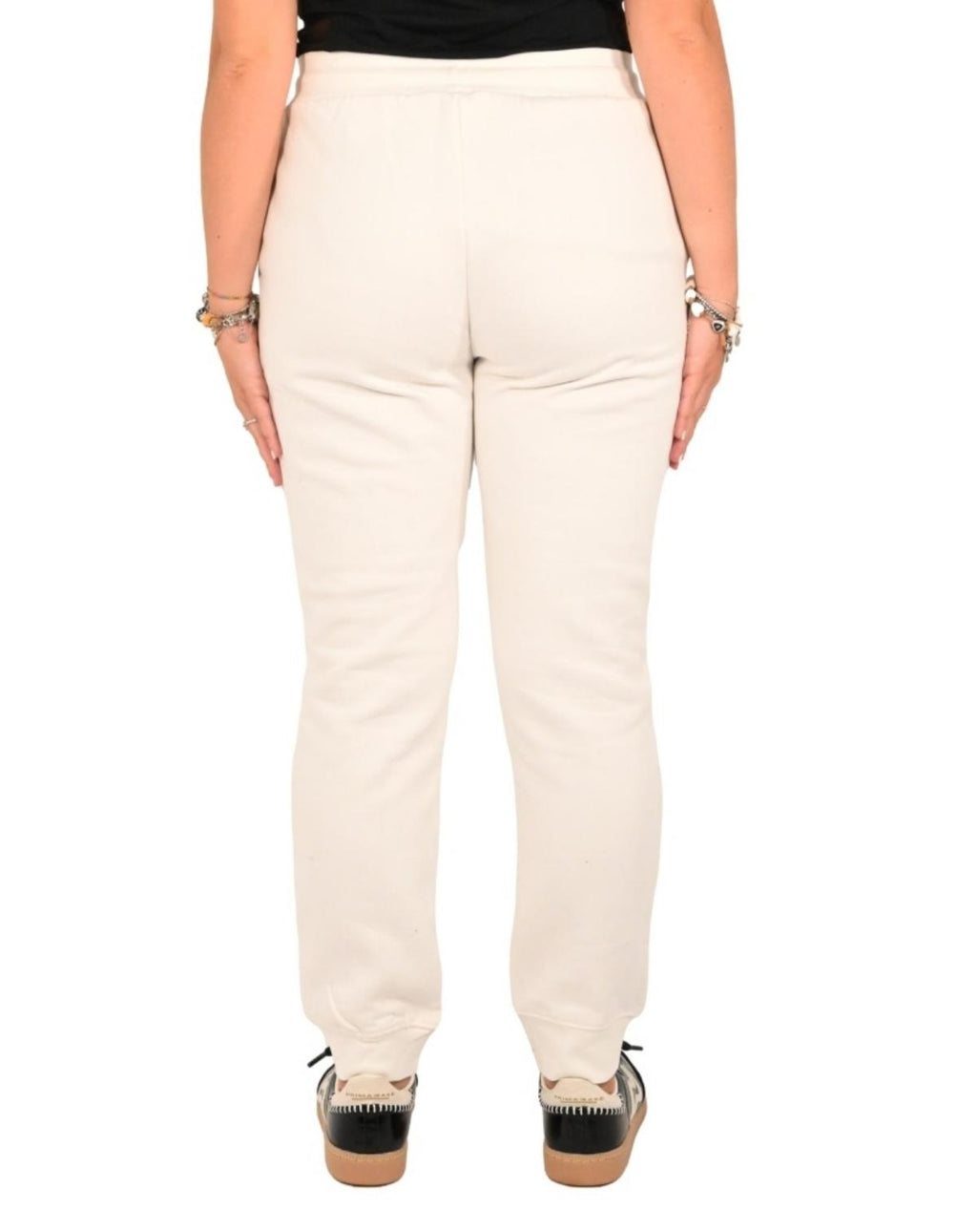 PANTALONE IN FELPA MW9620002/OFF WHITE MARKUP