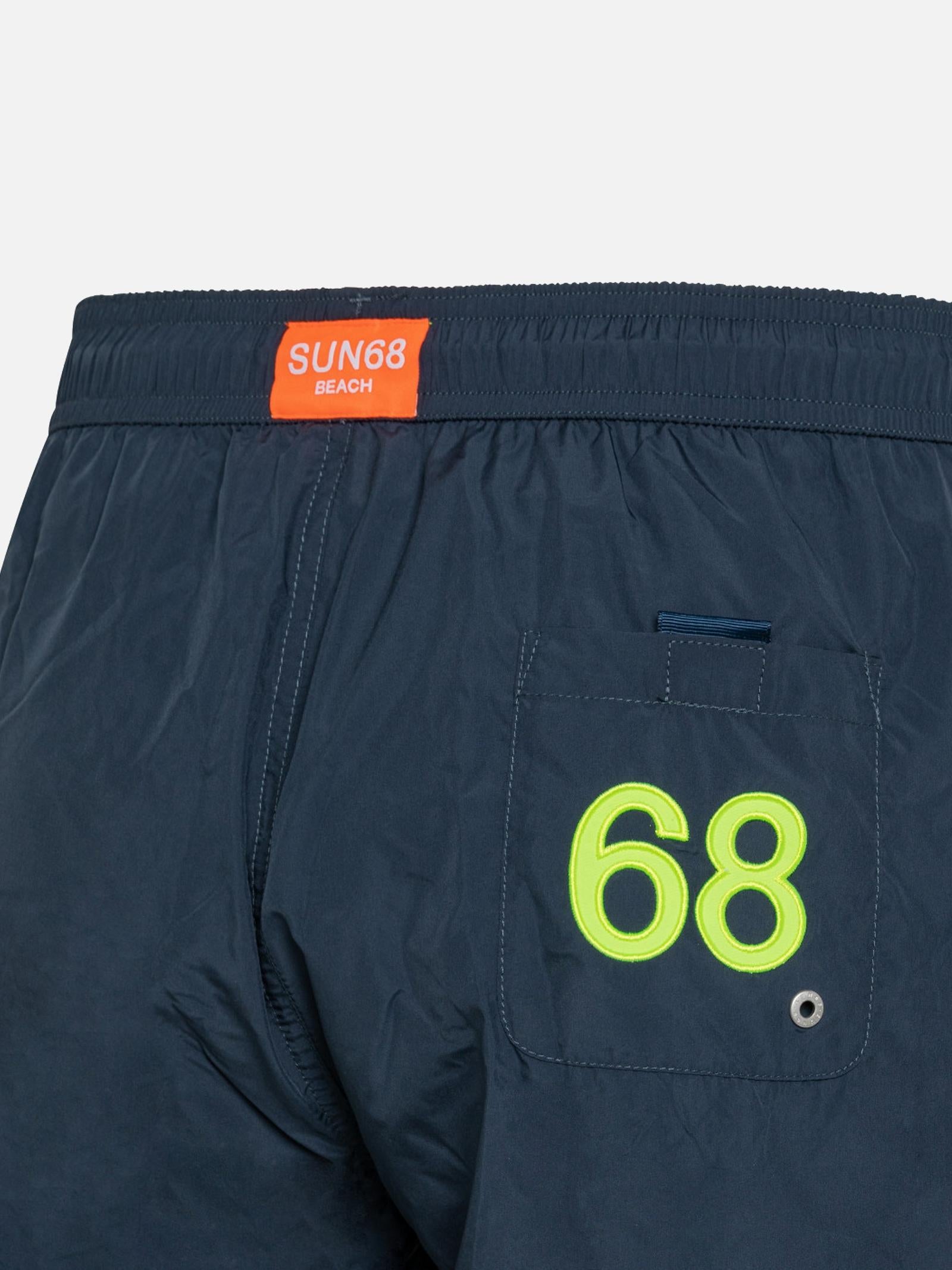 SWIM PANT WTH LOGO FLUO H33108/07 SUN68
