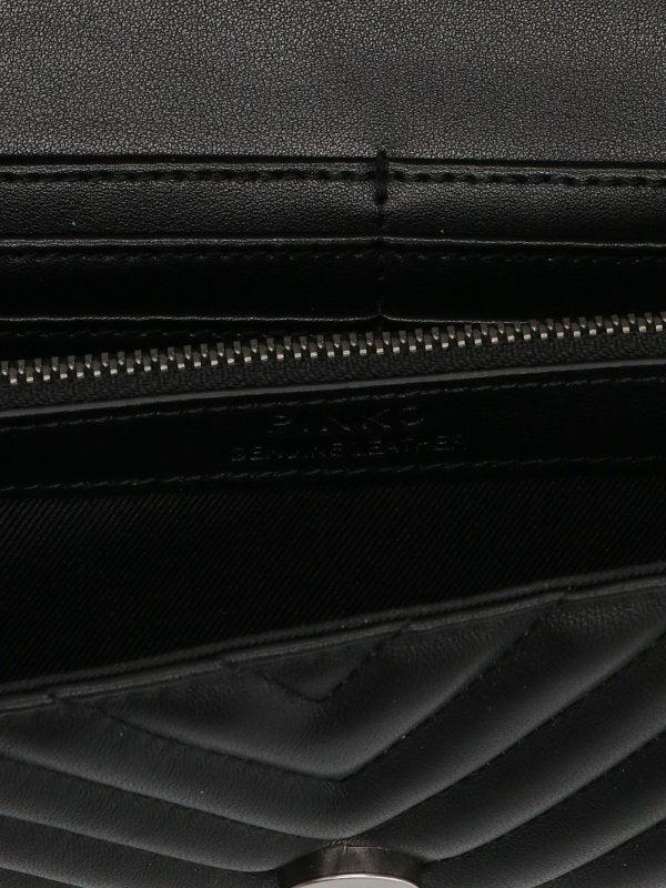 LOVE ONE WALLET C  SHEEP NAPPA CHEVRON 100062 A0GK/Z99O PINKO