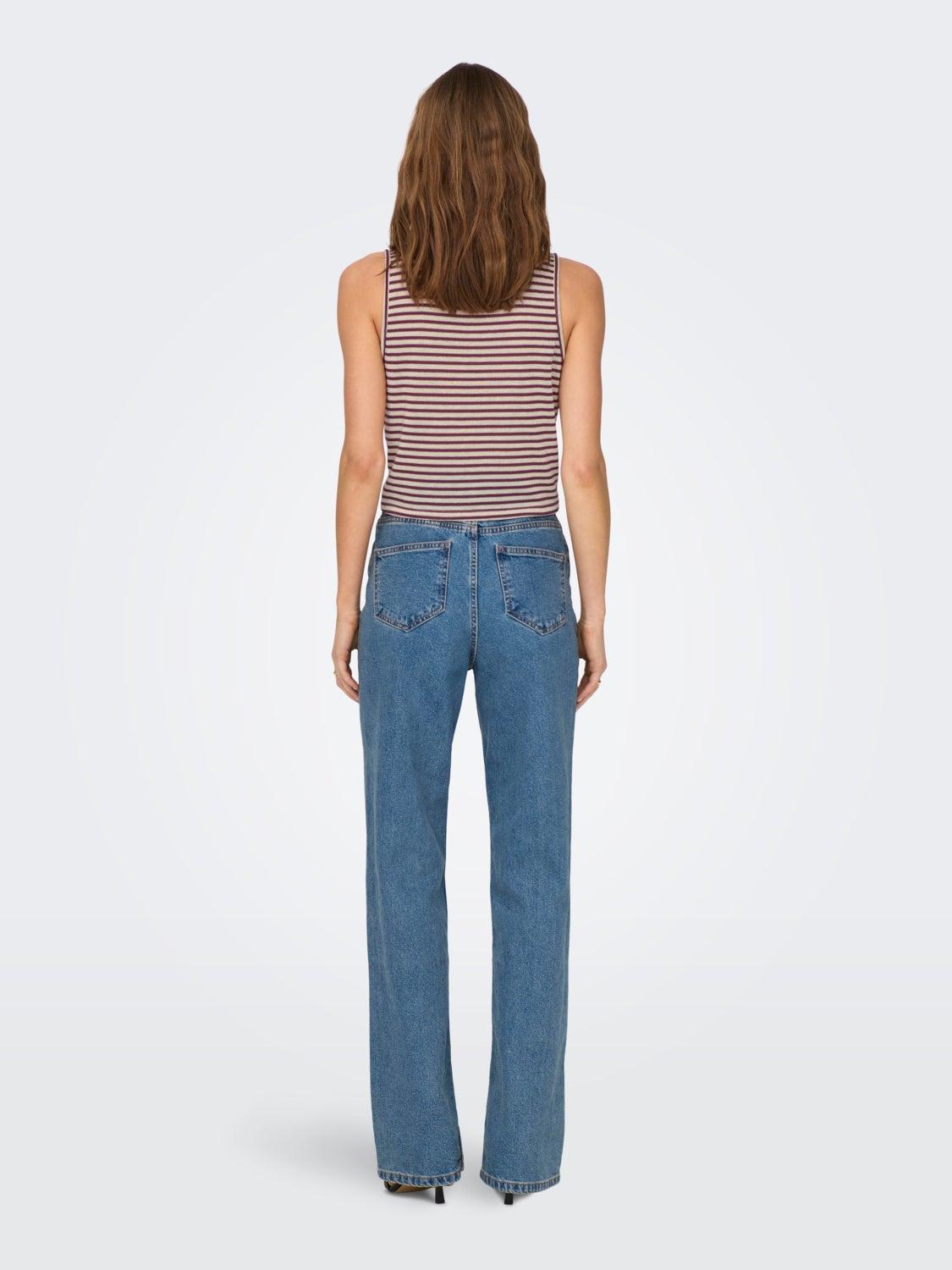 ONLCANNES S/L GLITTER KNOT TOP JRS 