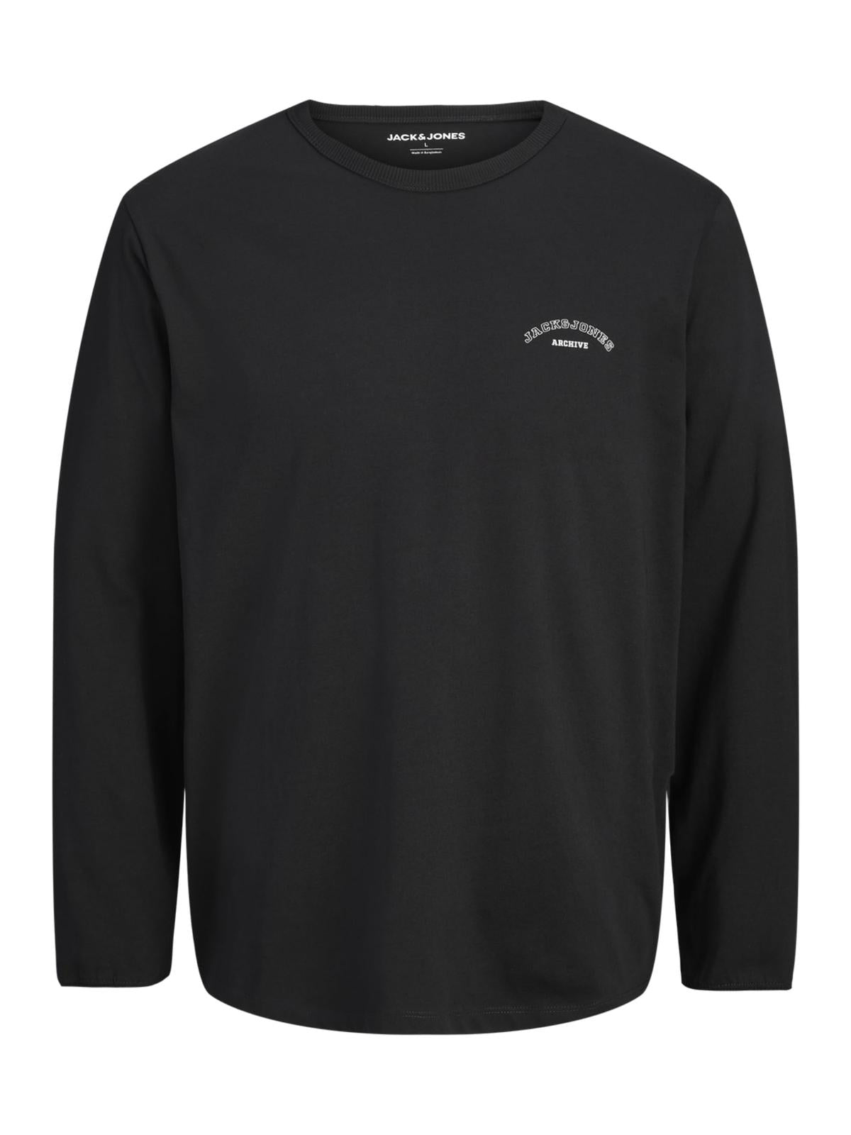 JJCOLLEGE LOGO TEE LS CREW NECK 