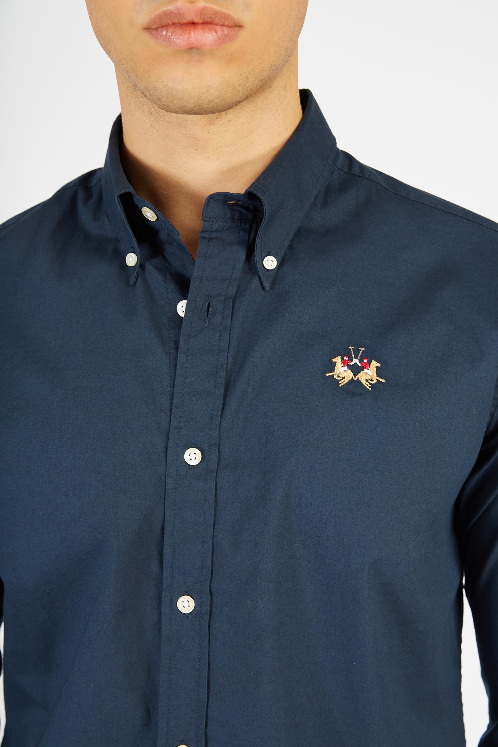 MAN SHIRT L/S POPLIN STRETCH 