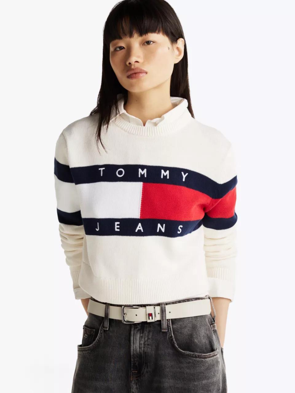 TJW CENTER FLAG SWEA DW0DW19335/YBH TOMMY JEANS