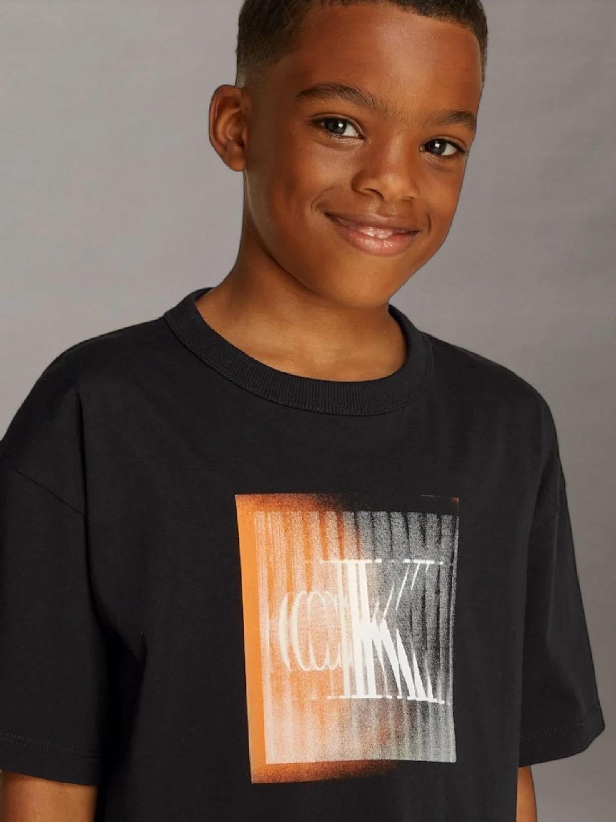 LARGE SHIFTED CK SS T-SHIRT 