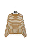LOVEme Maglia girocollo a righe bicolore