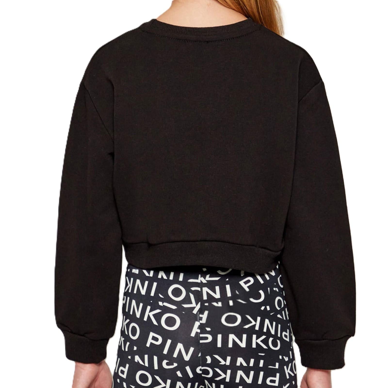 FELPA CON STAMPA CUORE PINKO KFFE023 C FF013/N000 PINKO