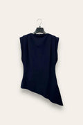 LOVEme Blusa sagomata asimmetrica in crepe