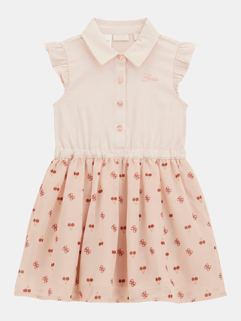 MIXED FABRIC SS DRES 