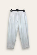 LOVEme Pantalone a sigaretta con elastico in vita
