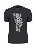 GUESS CN SS LOGO PERSPECTIVE TEE