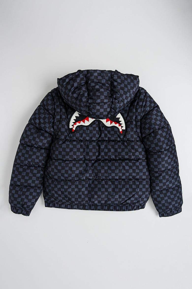 DRIP CHECK DETACH SLEEVE DOWN JKT J SPY1300/GREY SPRAYGROUND