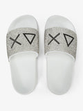 SUN68 SLIPPERS STRASS LOGO