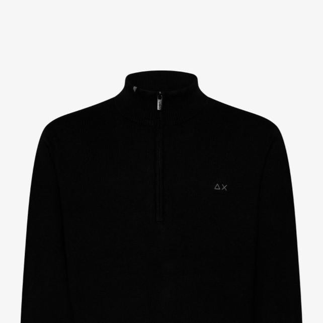 HALF ZIP SOLID 