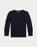 RALPH LAUREN LS CABLE CN-TOPS-SWEATER