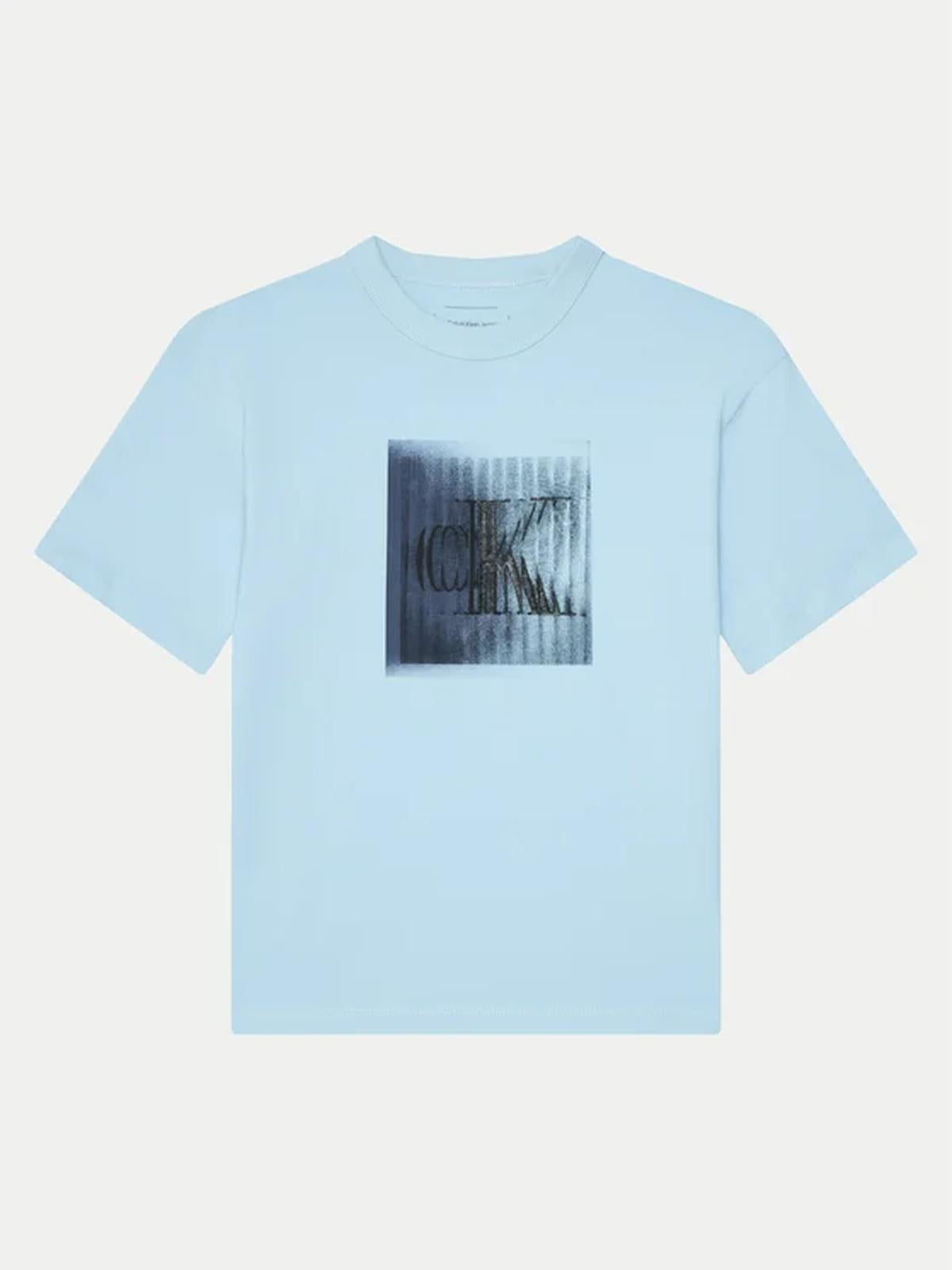 LARGE SHIFTED CK SS T-SHIRT 