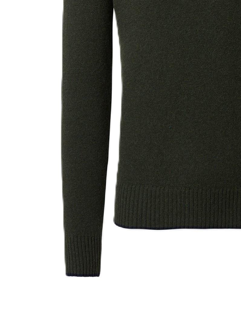 HALF BUTTON 7GG KNITWEAR 