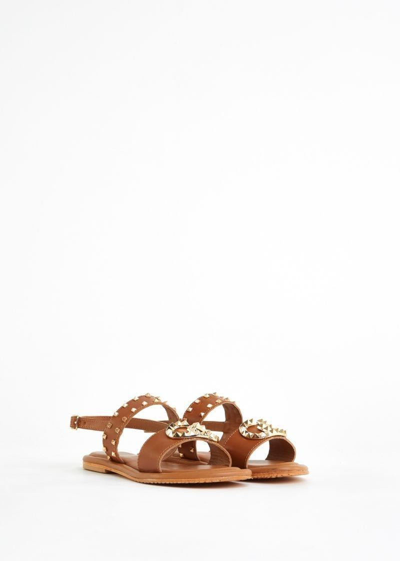 SANDALO FLAT BICE LEATHER 