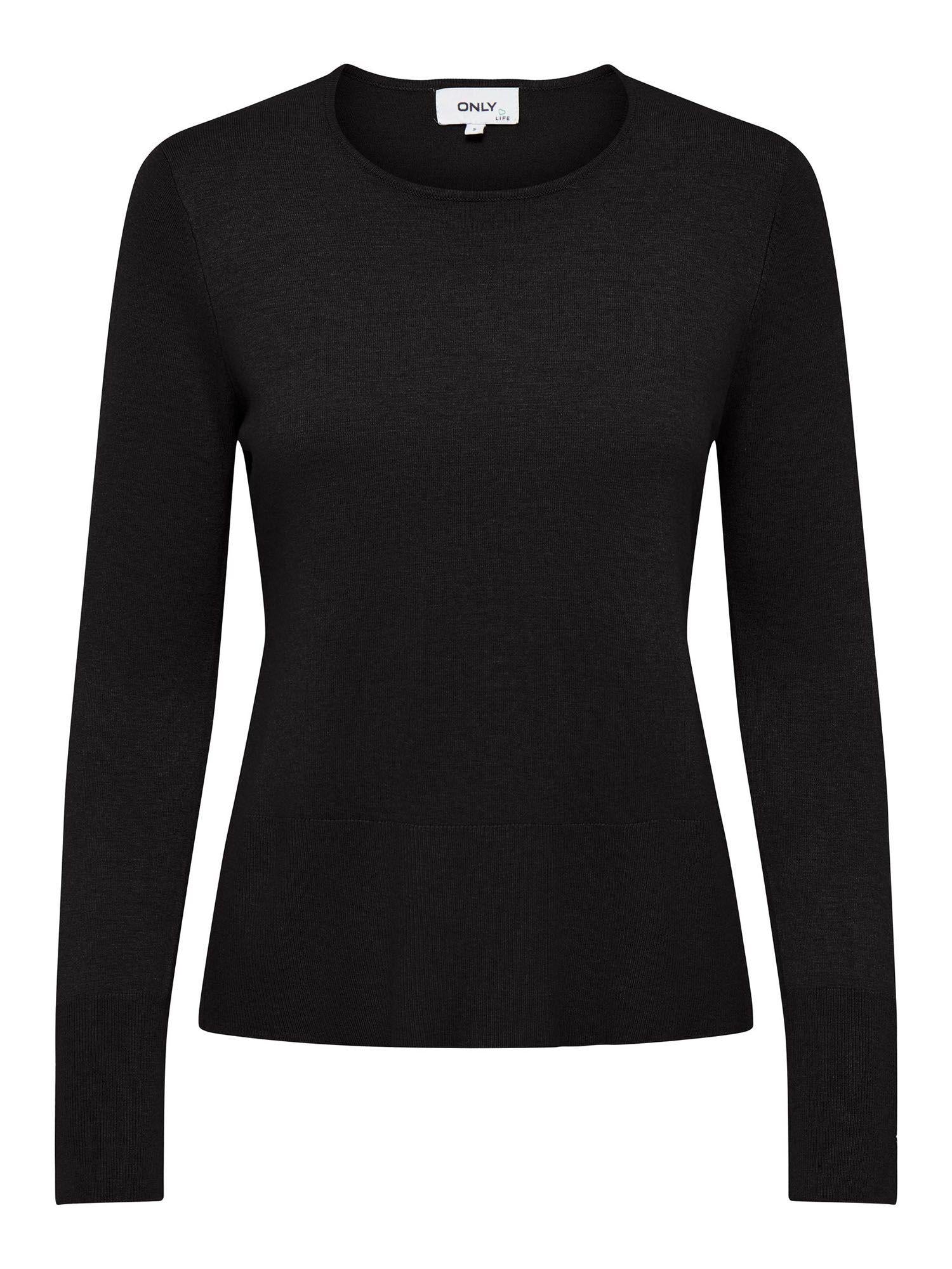 ONLJULIE LS LIFE LOOSE O-NECK CC KNT 