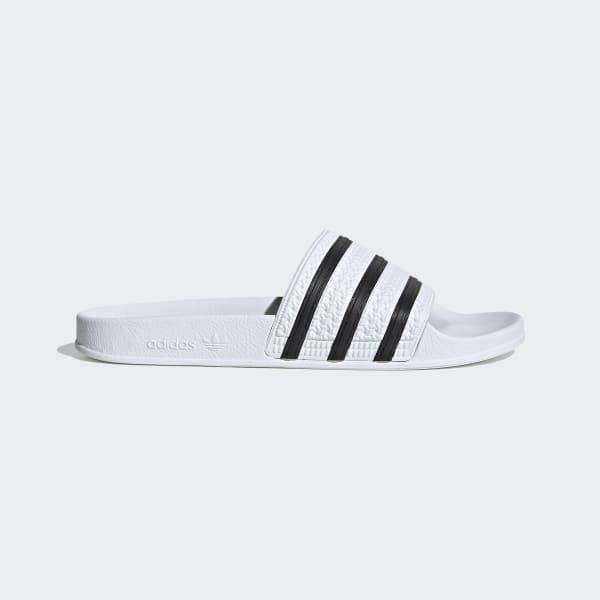 ADILETTE            WHITE/CBLACK/WHITE 