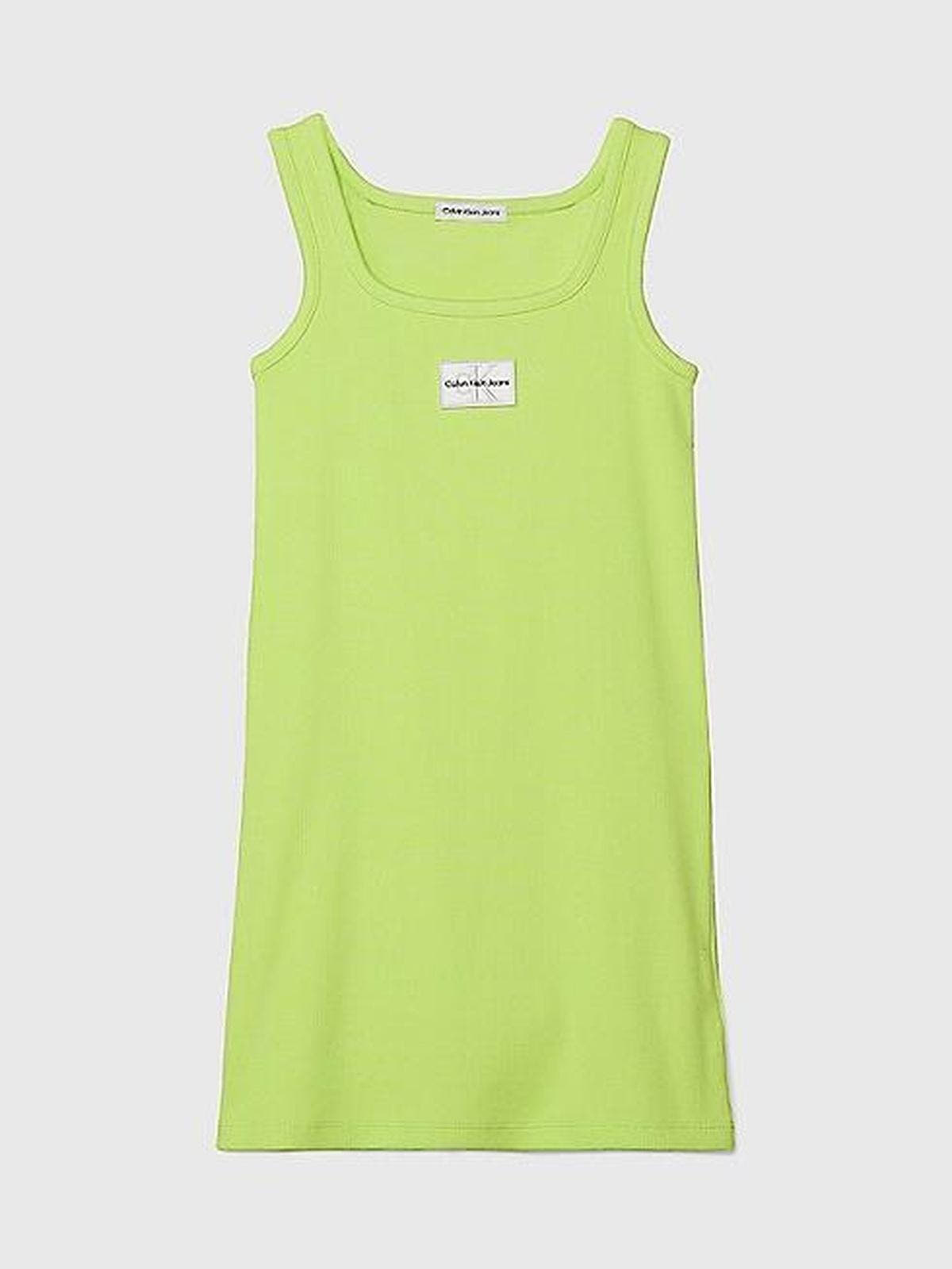 RIB BADGE SQUARE NECK TANK DRE 