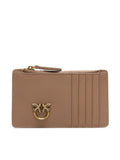 PINKO AIRONE CARDHOLDER  VITELLO SETA