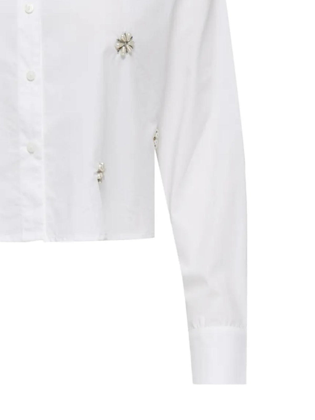 15371587/Bright White PEARL FLOWERS ONLY