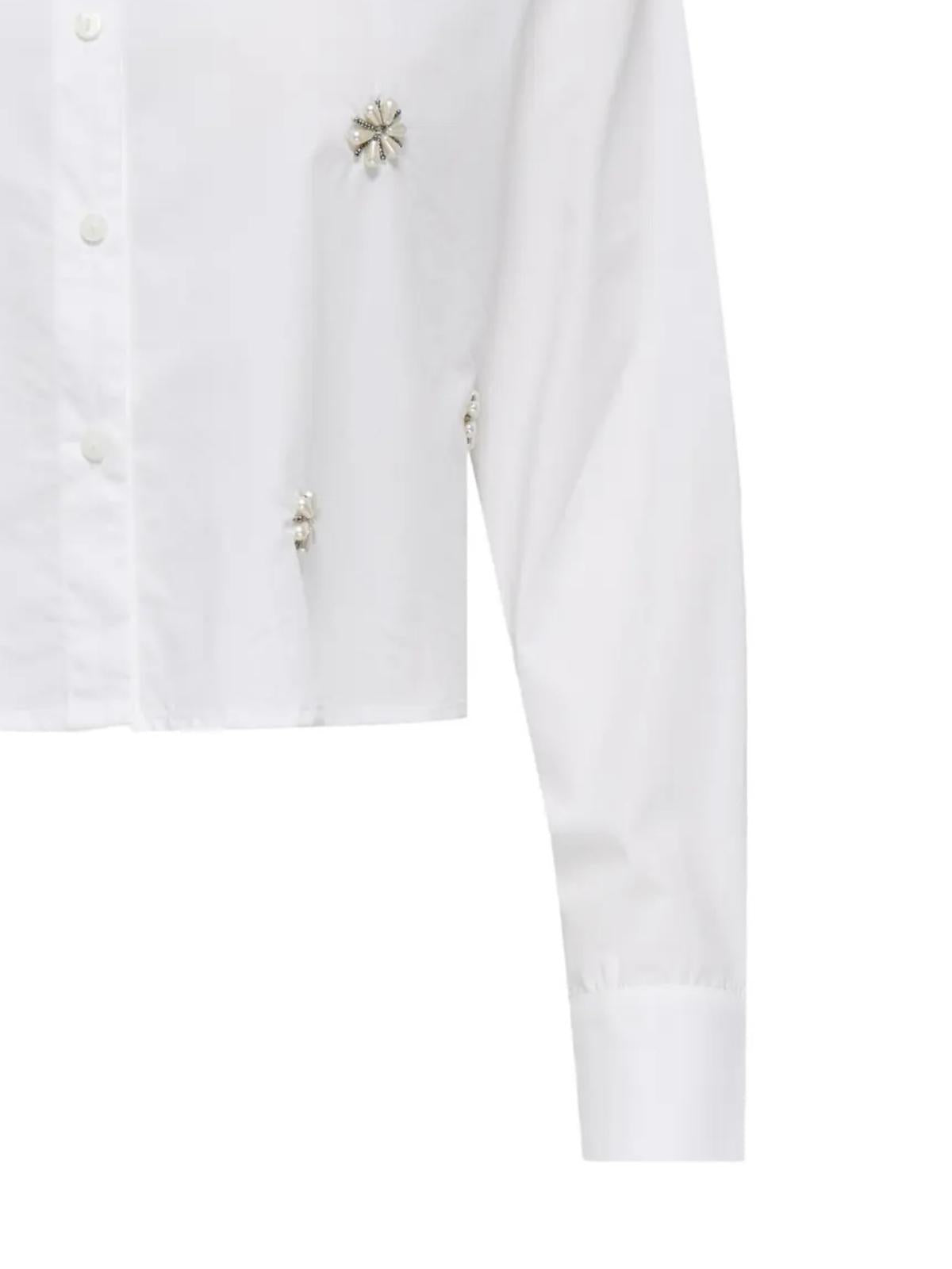 15371587/Bright White PEARL FLOWERS ONLY