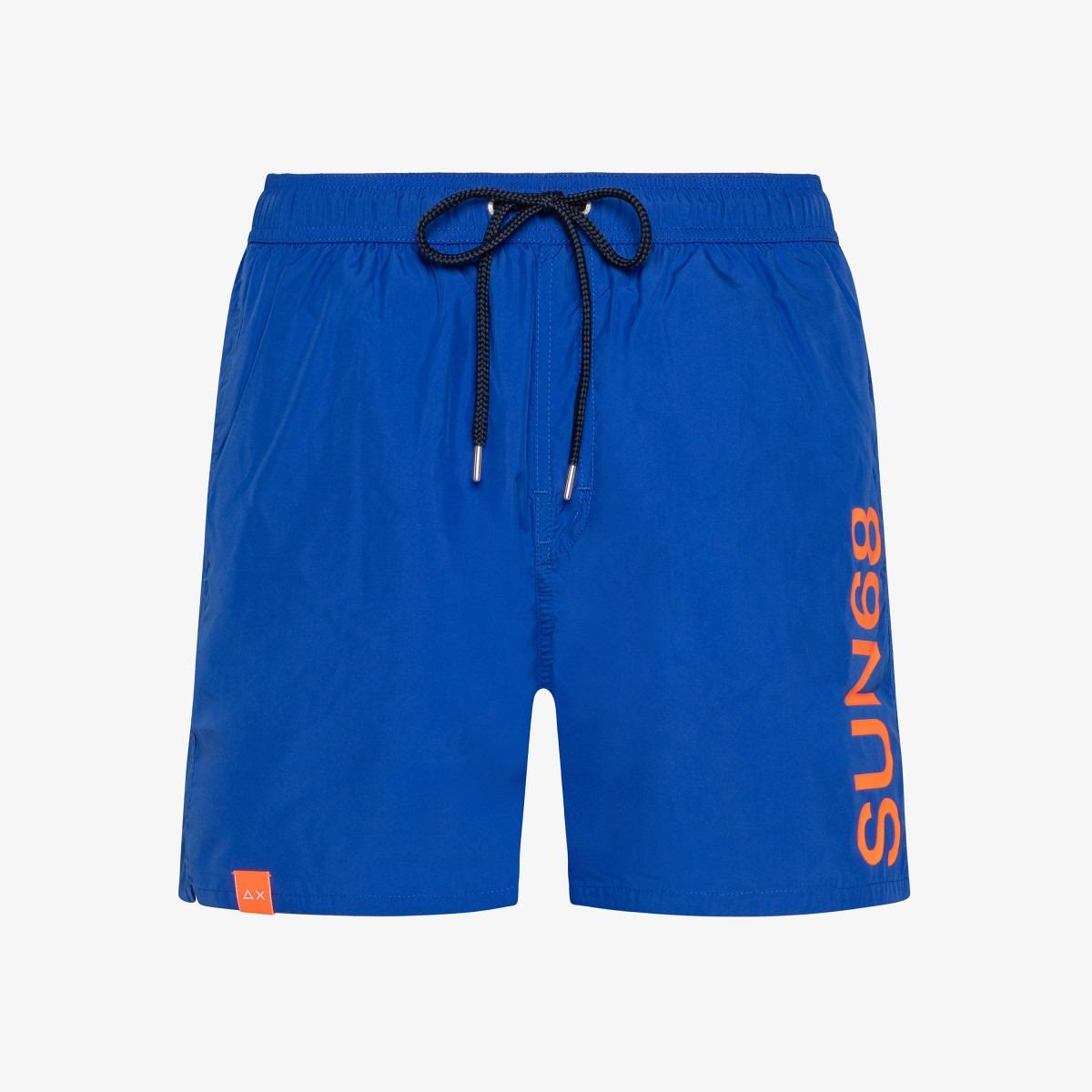 SWIM PANT WITH MACRO LOGO ON FRONT H32103/58 SUN68