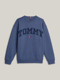 TOMMY HILFIGER VARSITY EMBROIDERY SWEATSHIRT