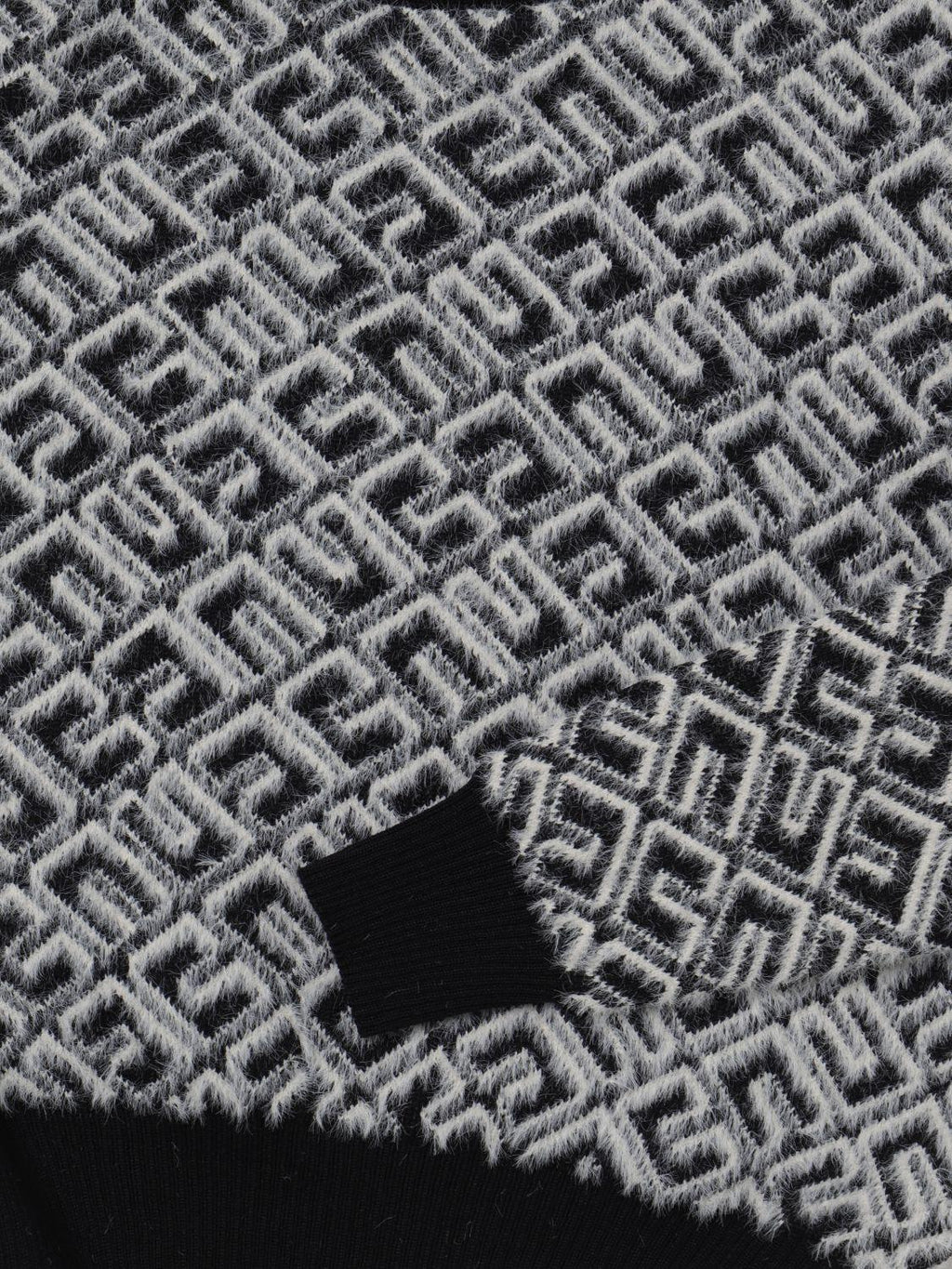 MAGLIA LOGO INCASTRO NERO/BURRO 