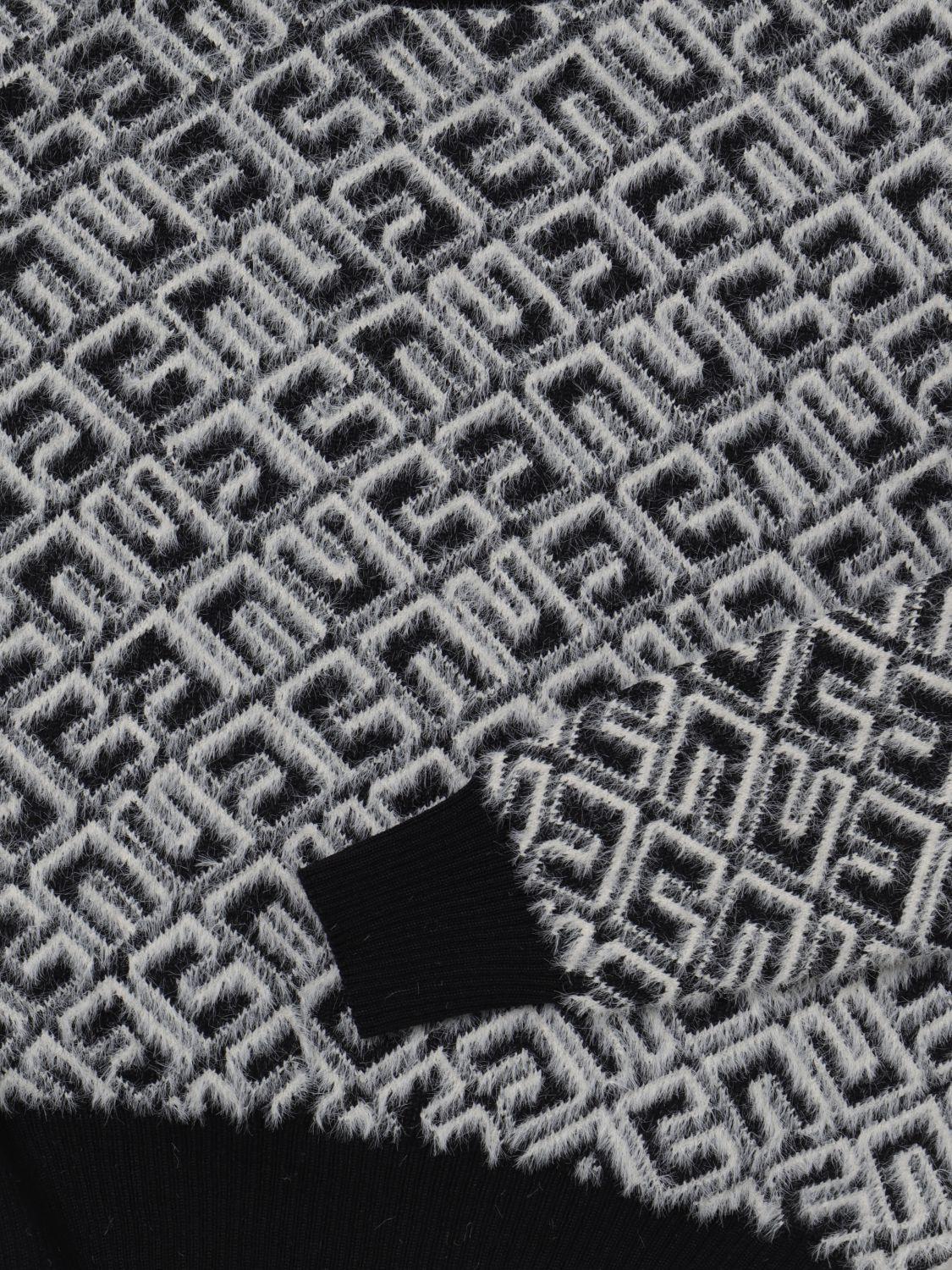 MAGLIA LOGO INCASTRO NERO/BURRO 