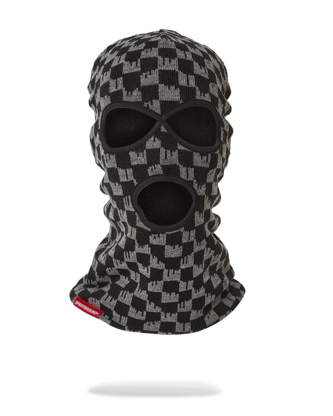 CHECKERED DRIP MASK 