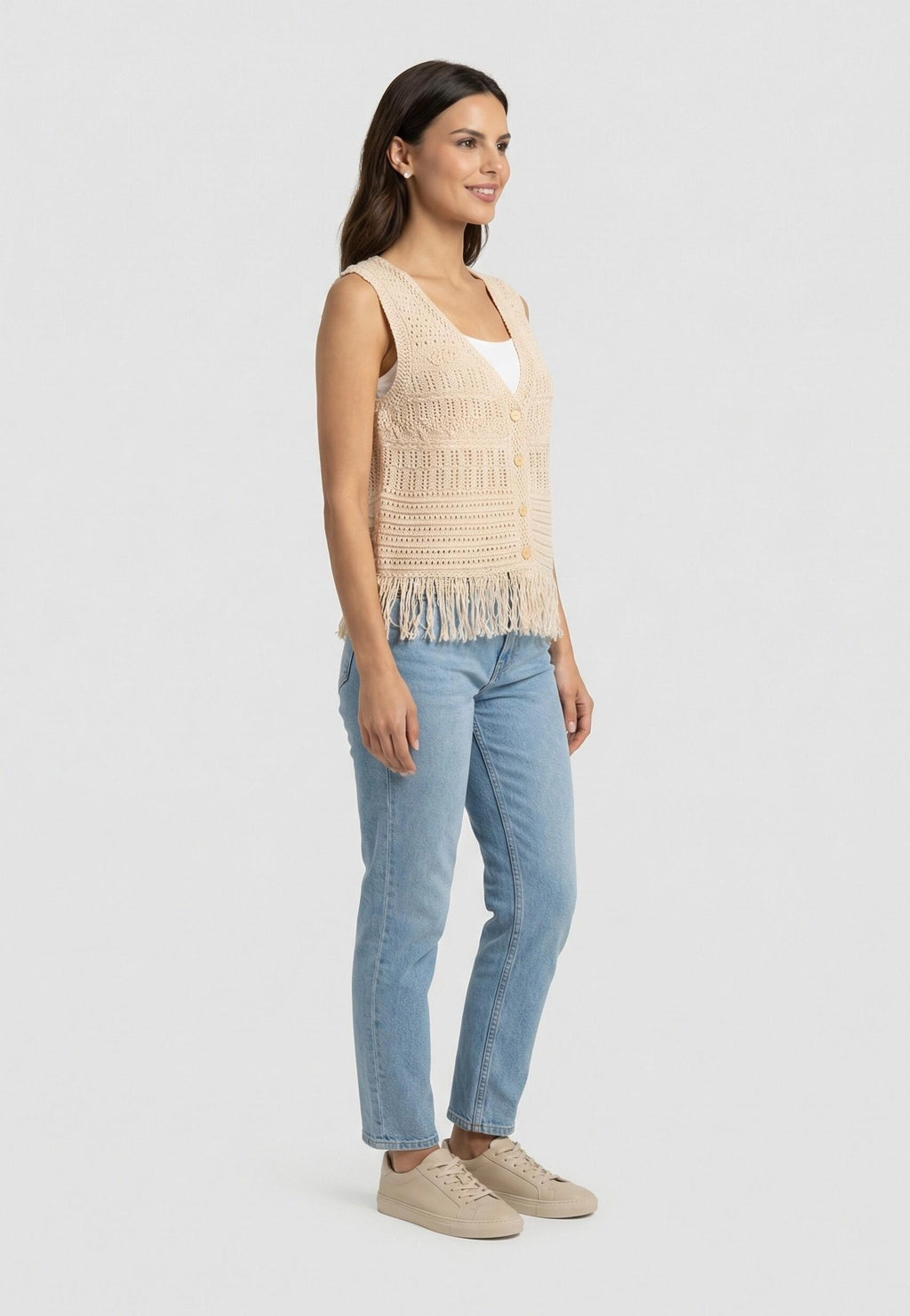 15364856/Ecru FMOP Button ONLY