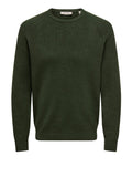 ONLY&SONS ONSALFI REG LS CREW KNIT CAMP