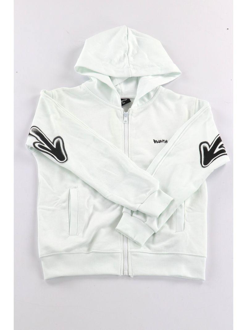 MAGLIA BIMBO CON ZIP IN FELPA 