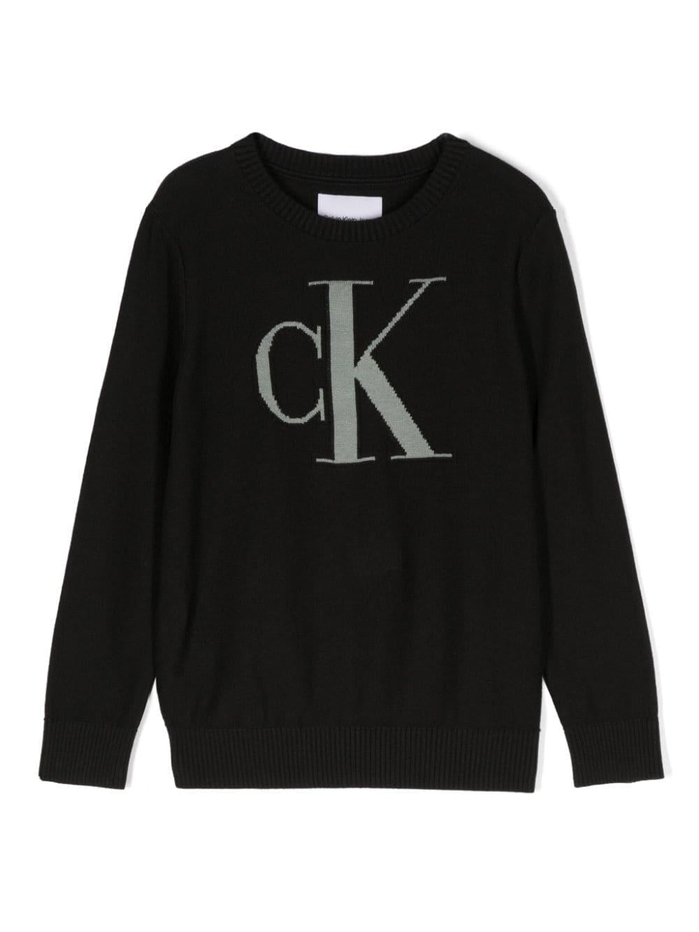 MONOGRAM REG. SWEATER IB0IB02152T/BEH CALVIN KLEIN JEANS
