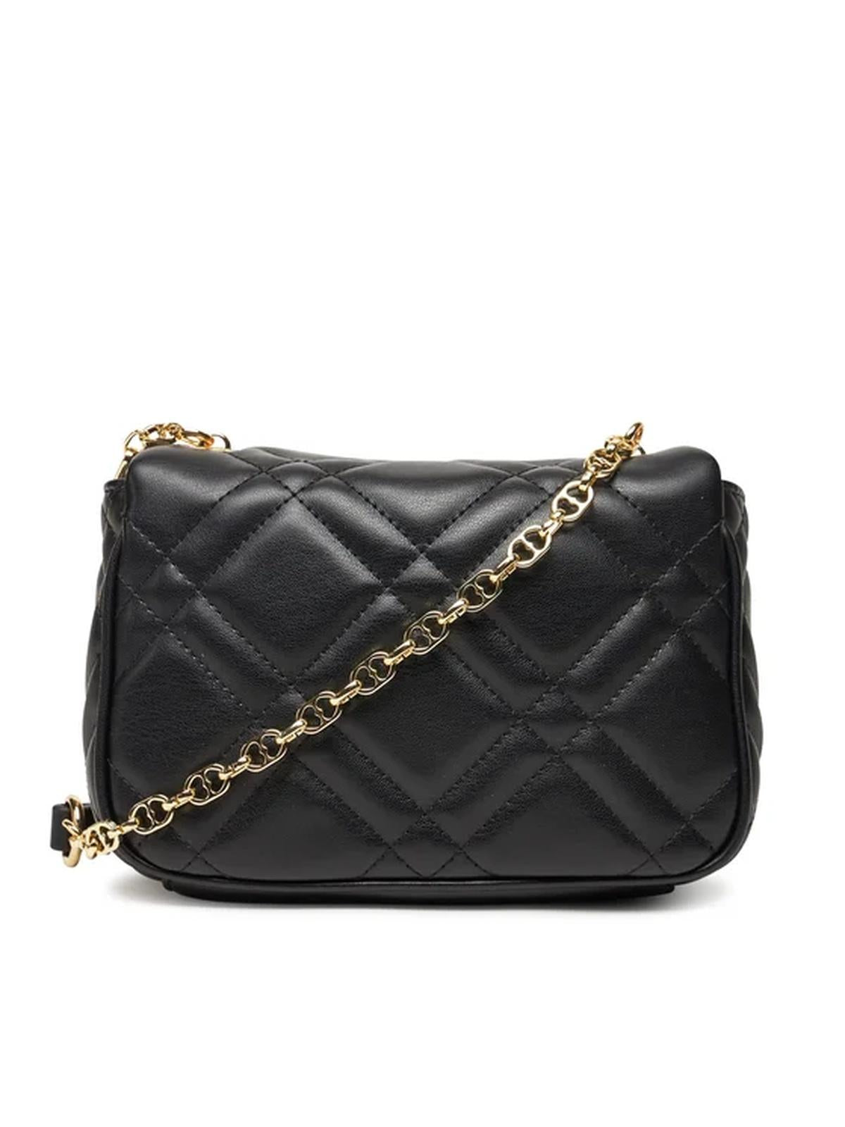 BORSA PU QUILTED GRS NERO +STUDS 