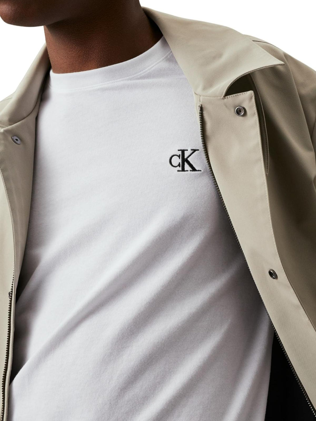 CK ESSENTIAL SLIM TEE 