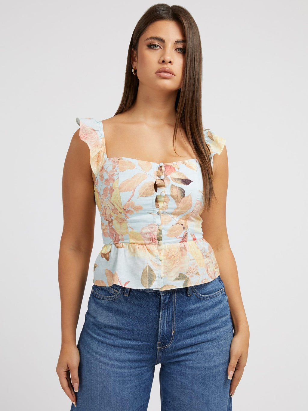 SL CARINE PEPLUM TOP 