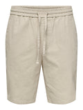 ONLY&SONS ONSLINUS 0007 COT LIN SHORTS NOOS