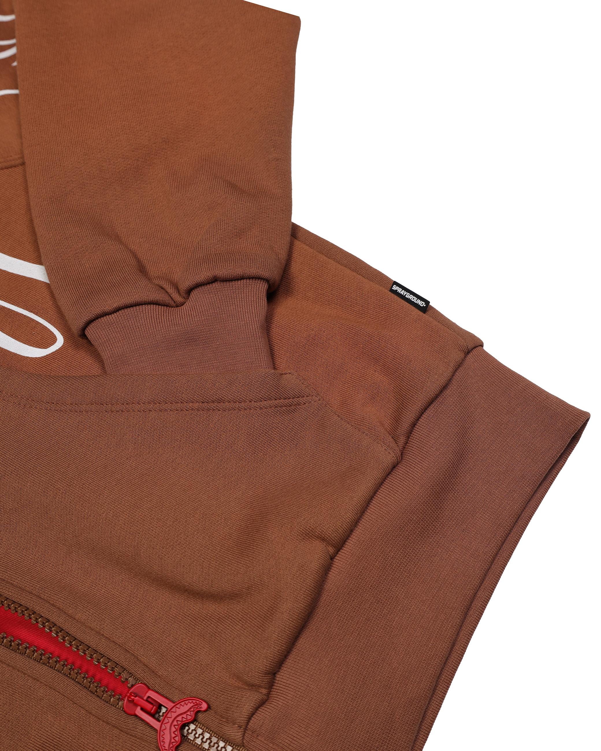 GRAFFITI PERFECT FULL-ZIP SPY1324/BROWN SPRAYGROUND