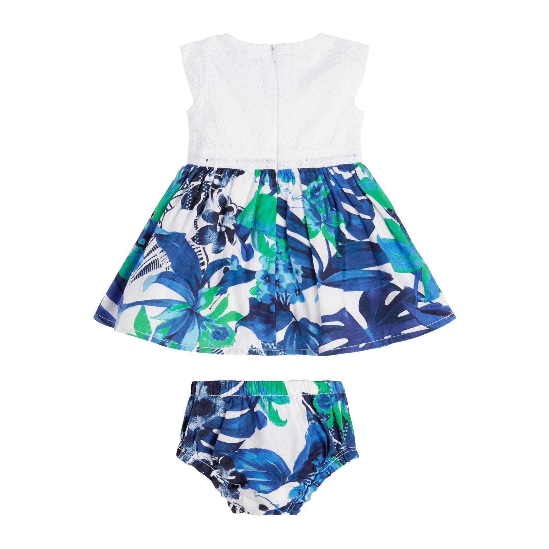 SET MIX FABRIC SL DRESS+PANTIE 