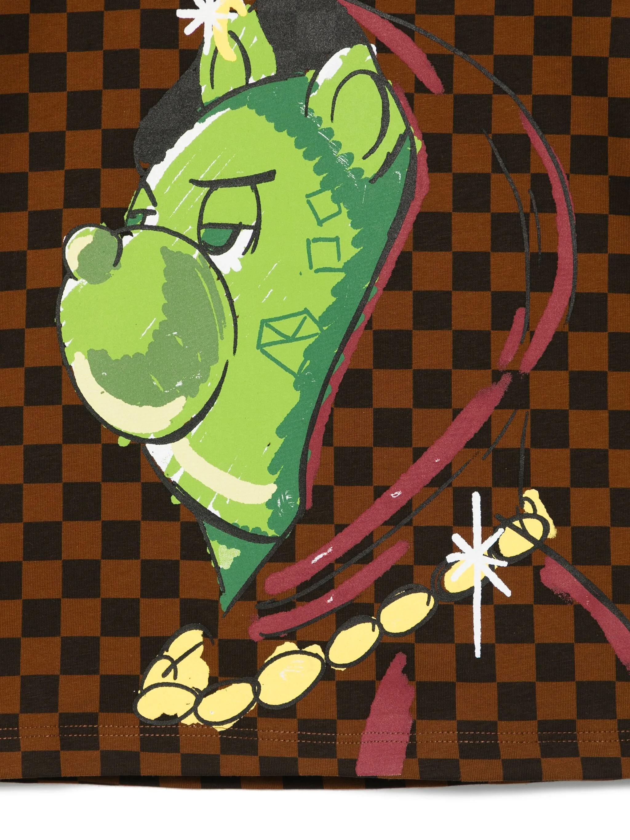 HIDDEN IN THE CHECKEREDREGULAR T-SHIRT SPY1243/CHECK SPRAYGROUND